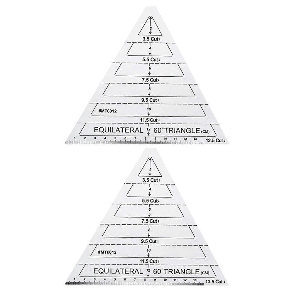 Patchwork Ruler Quilting Template for Sewing Use 4Pcs Acrylic Cutting Rulers
