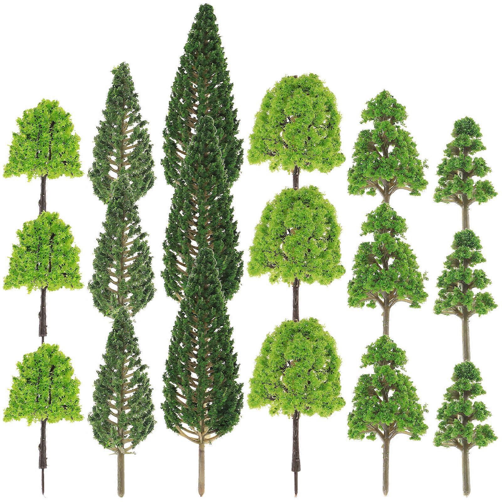 150Pcs Mini Tree Model for Sand Table DIY Artificial Green Scenery