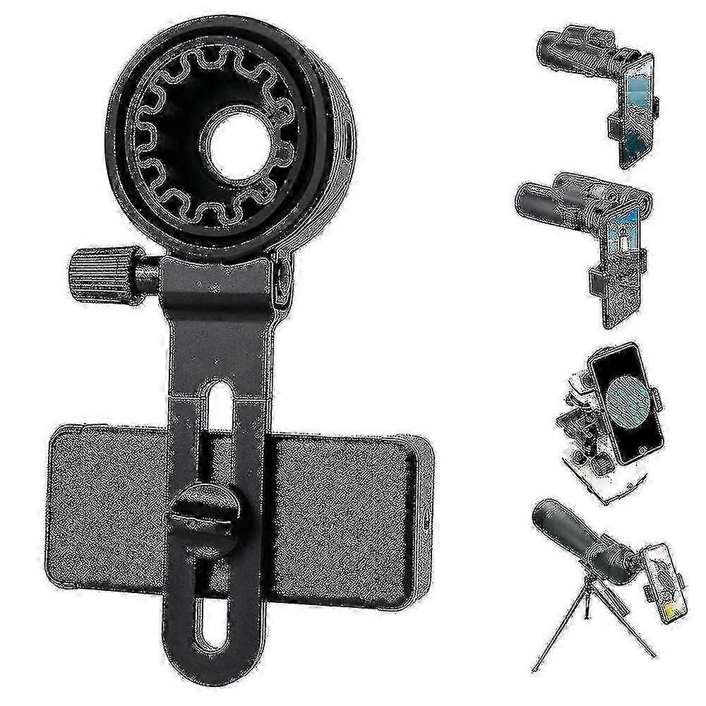 Telescope Phone Adapter, Universal Cell Phone Mount Compatible Binoculars, Monocular, Microscope, Sp