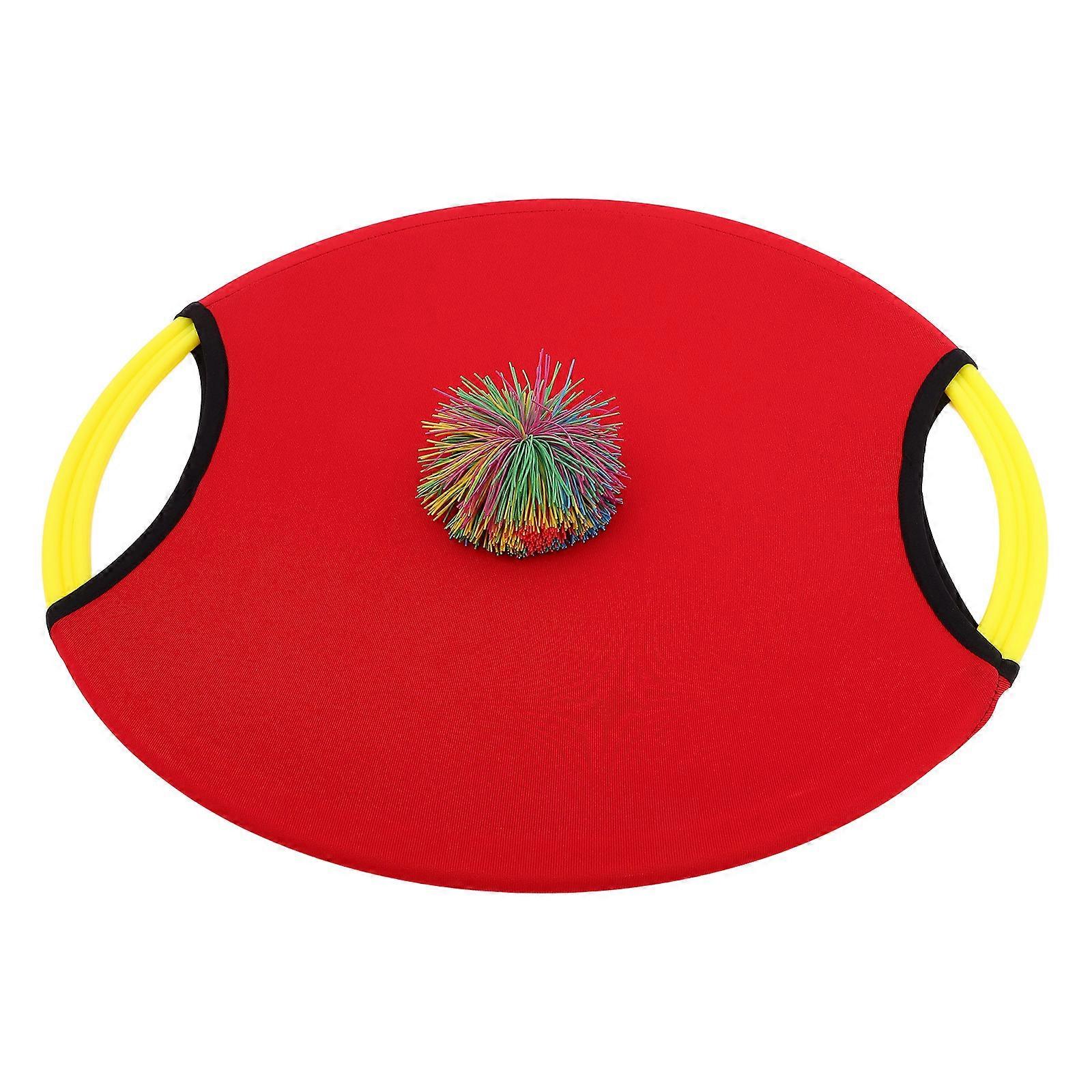 Kids Elastic Ball Racket Toss and Catch Ball Plaything 1Set