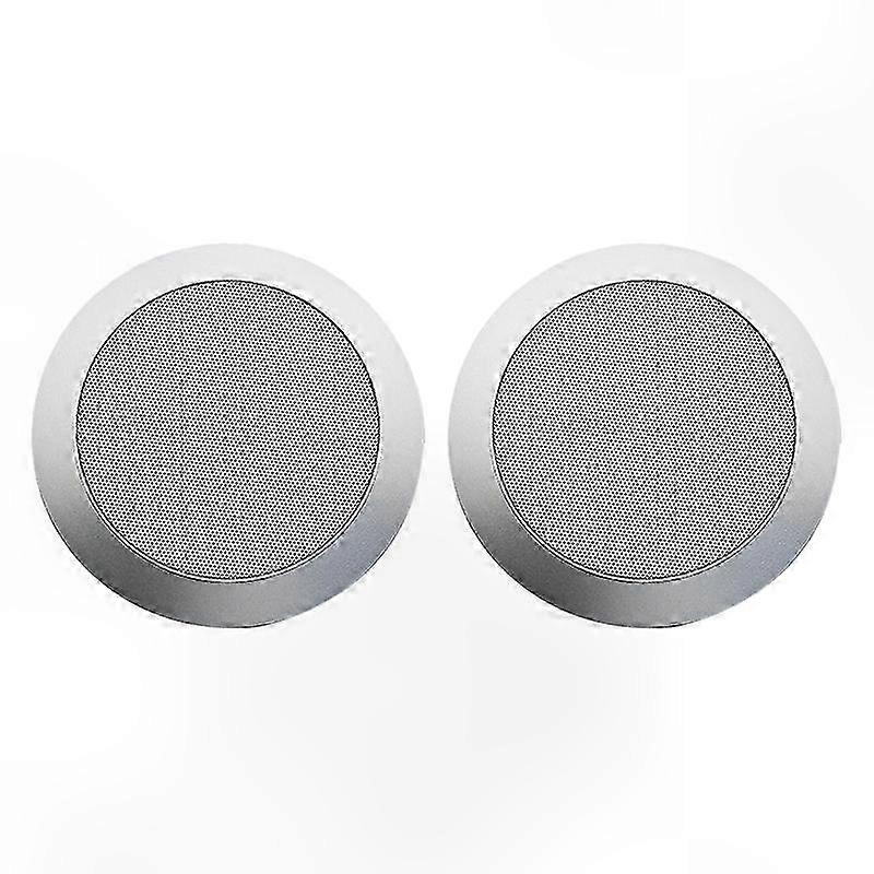 4-Inch Silver In-Ceiling Speaker Cover for Audio Systems