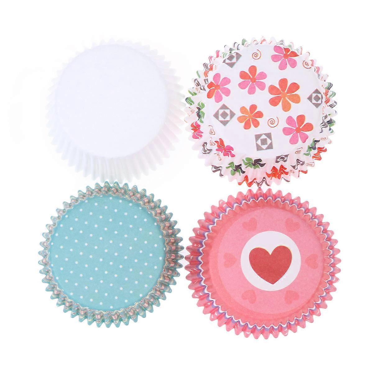 Egg Cake Paper Cup Cupcake Liners for 100Pcs Colorful Baking Cups