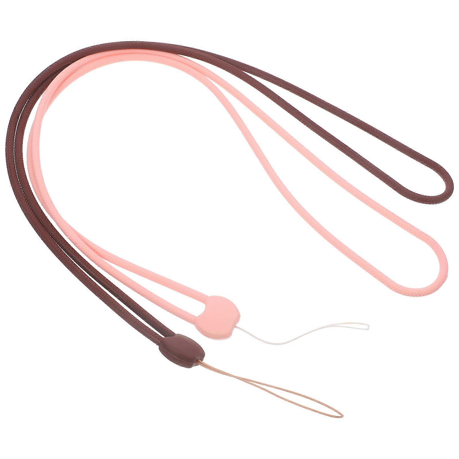 Mobile Phone Strap Multifunction Silicone Anti-Lost Lanyard 2Pcs