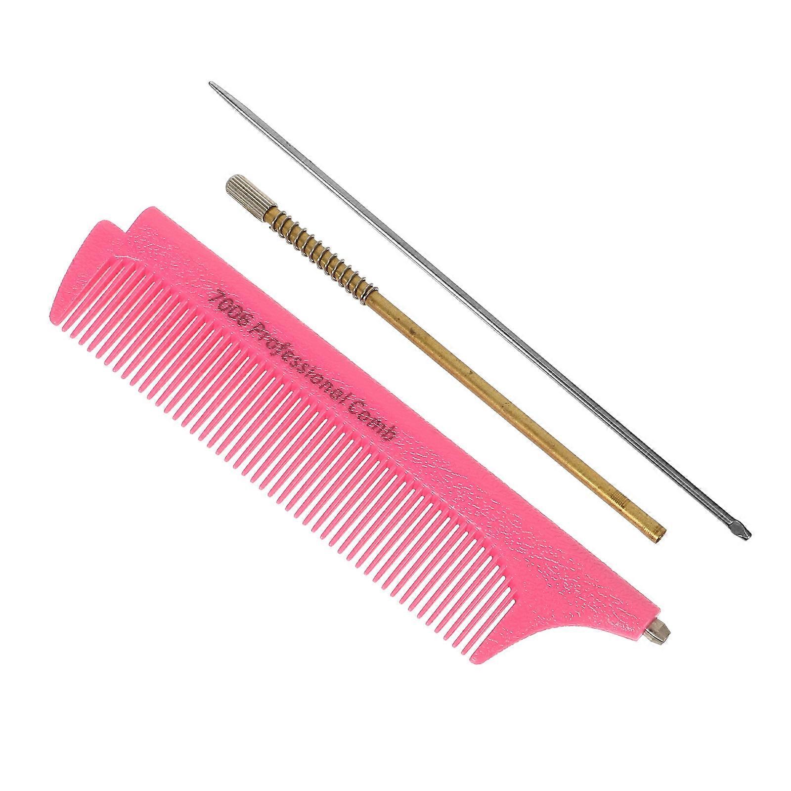 Plastic Hairdressing Pintail Comb for Combing 2Pcs Barber Supply