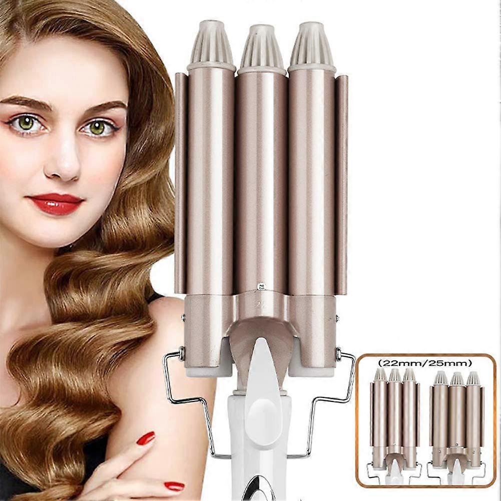 25mm Ceramic Curling Wand with LED Display, Adjustable Temperature for Defined Medium Curls and Travel Styling