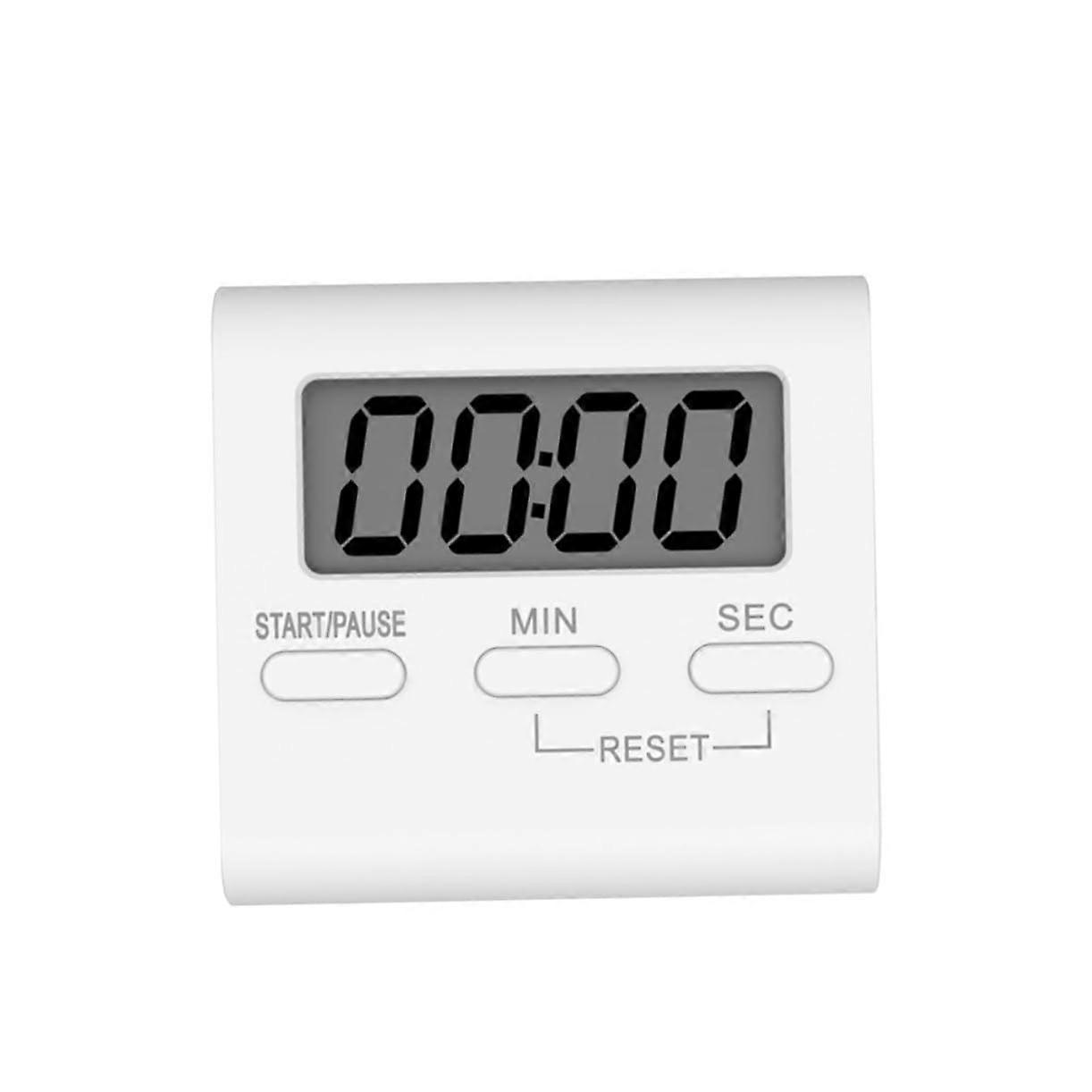 Digital Kitchen Timer with Large LCD Display, Loud Alarm and Magnetic Back for Cooking and Study