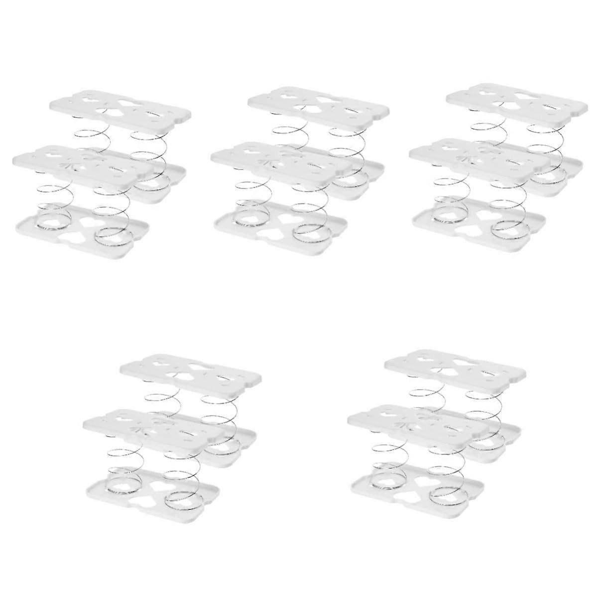 5 Sets Tissue Box Spring Bracket for Easy Tissue Dispensing, Strong Load Bearing Napkin Holder