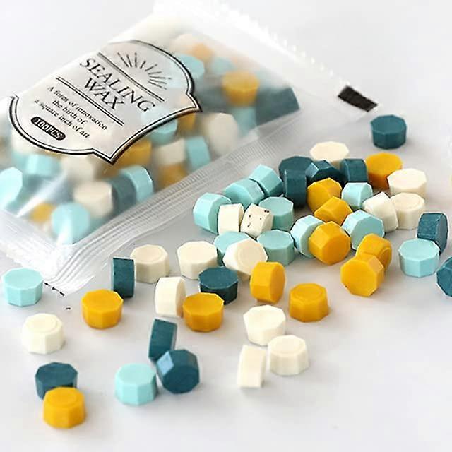 100Pc Mixed Color Sealing Wax Beads for Envelopes Wedding Invitations and Scrapbooking
