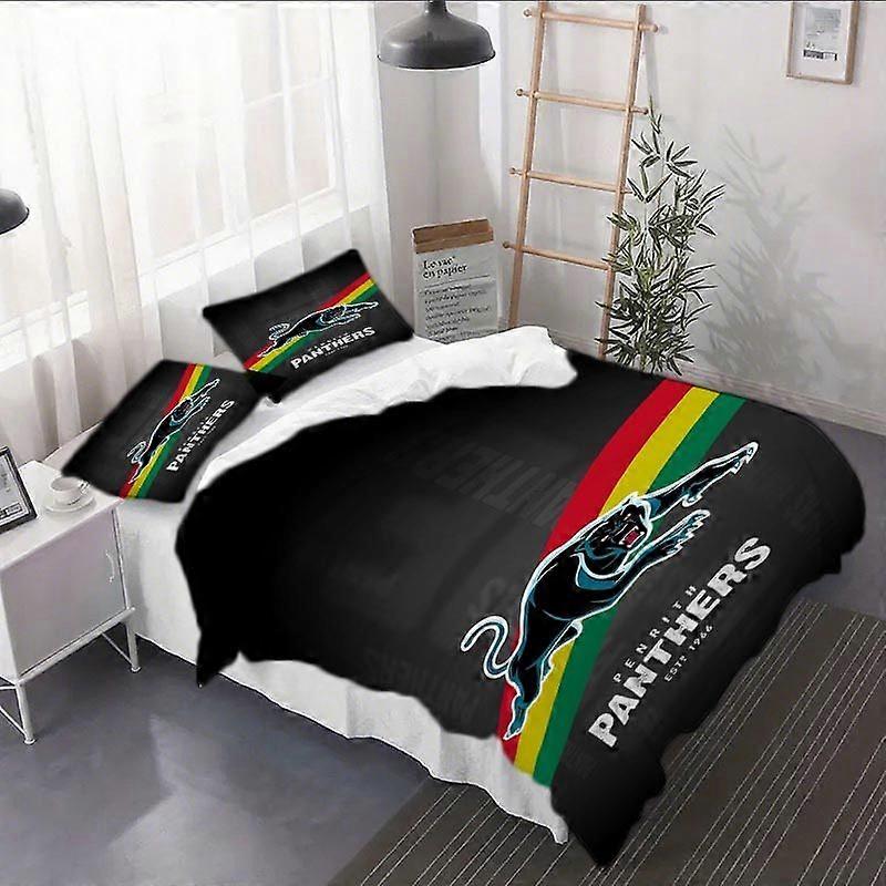 Set copripiumino 3 pezzi Penrith Panthers - Il set copripiumino include piumone e federe.