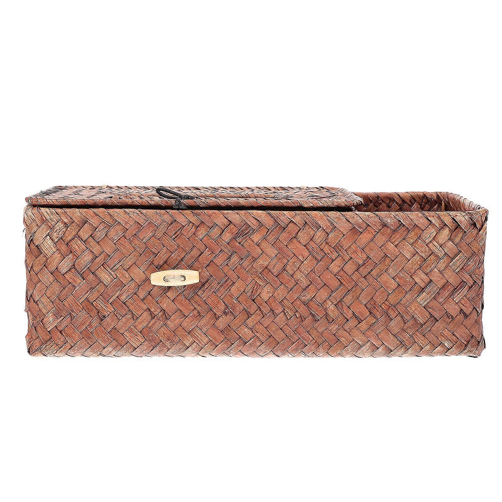 Vintage Napkin Box Delicate Tissue Box Remote Controller Organizer Household Tissue Case