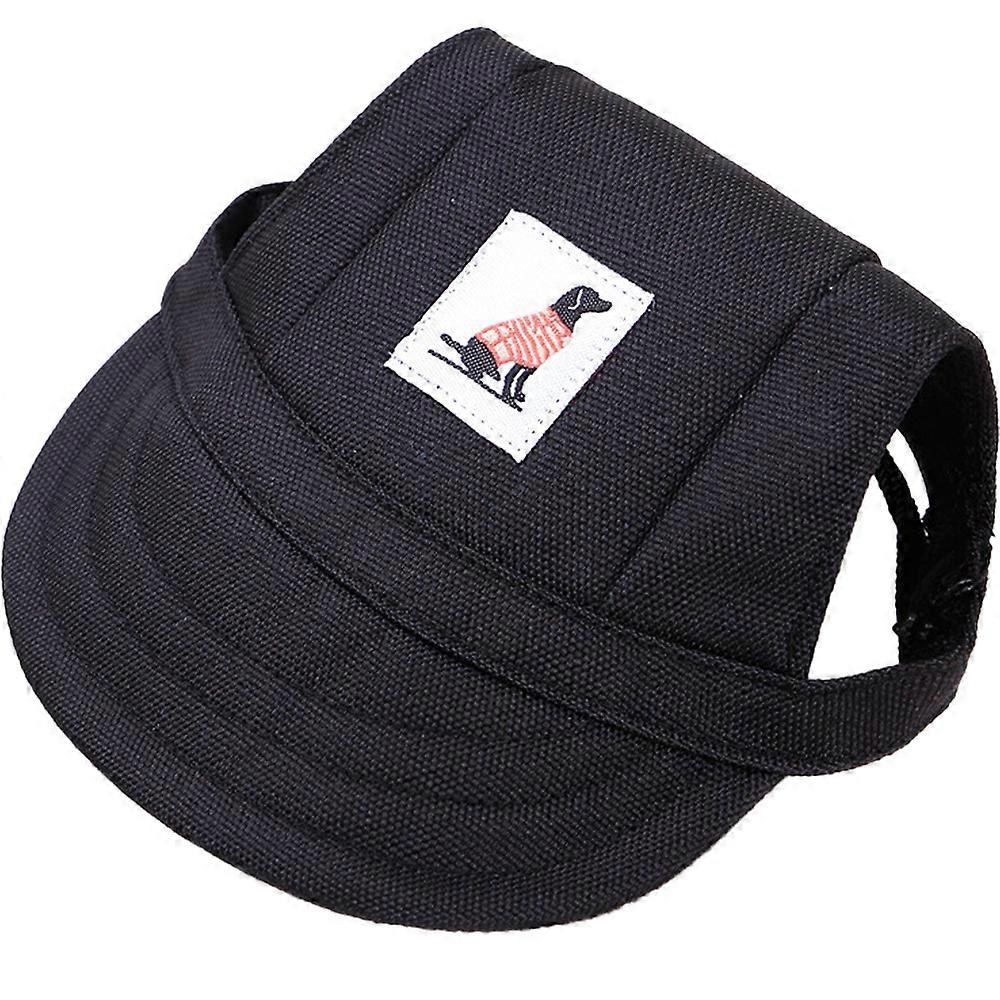 Adjustable dog baseball cap for sun protection when going out.