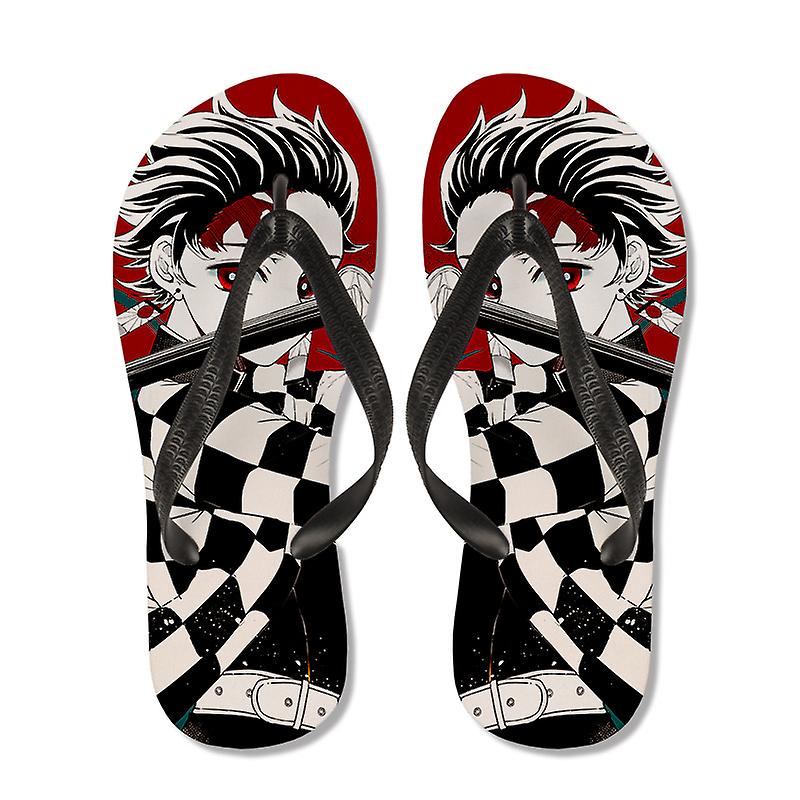 Anime Slippers Demon Slayer Flip flops Tanjirou Nezuko Shinobu Tomioka 