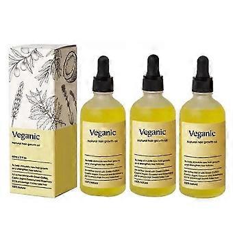 Natural Hair Growth Oil, Veganic Natural Hair Growth Oil Hair Care 60ml