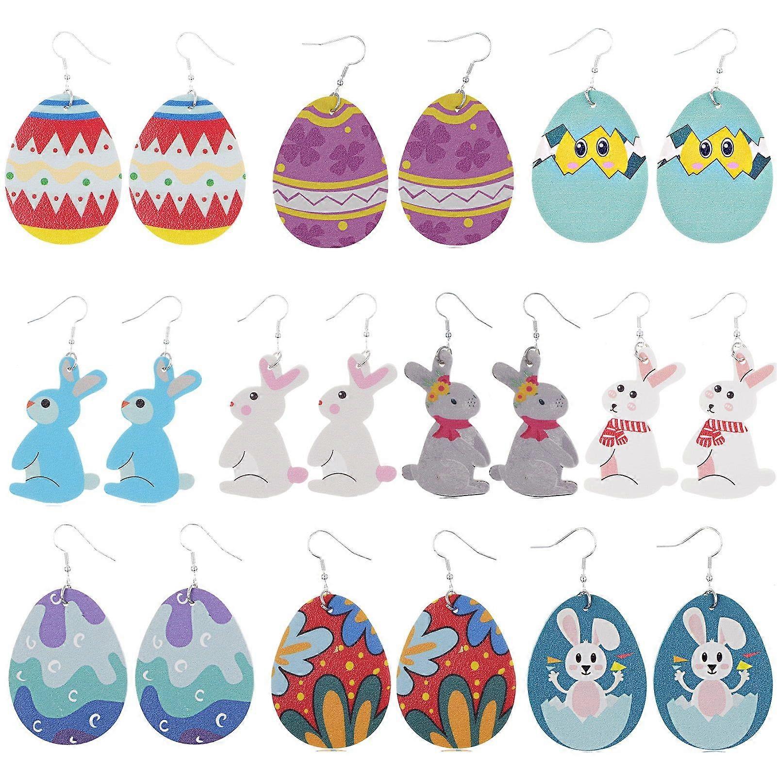 Dangle Earring Elegant Easter Bunny Earing for Celebration