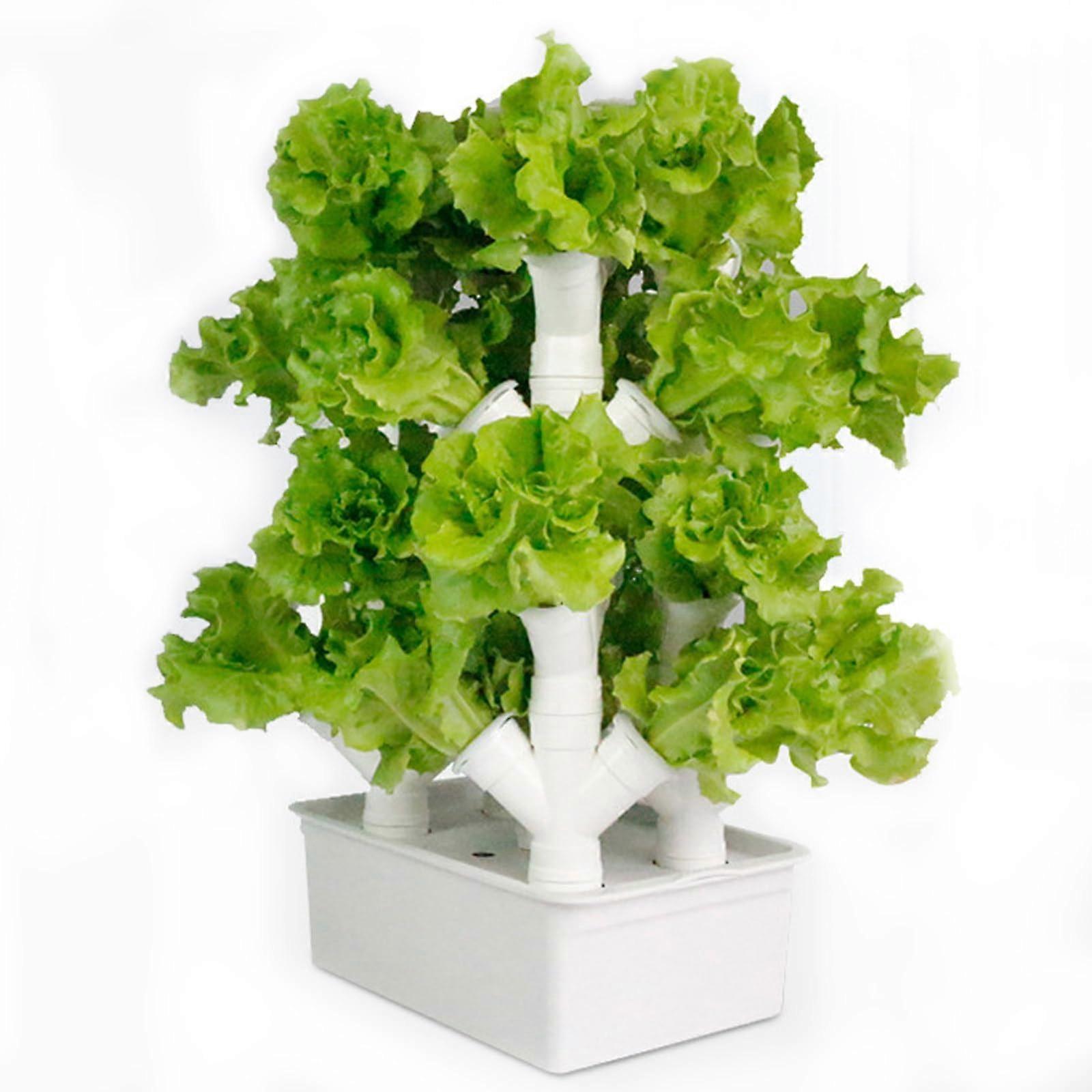 Hydroponic Tower Garden Kit with Automatic Water Circulation, 2/3/4 Columns for Herbs and Vegetables