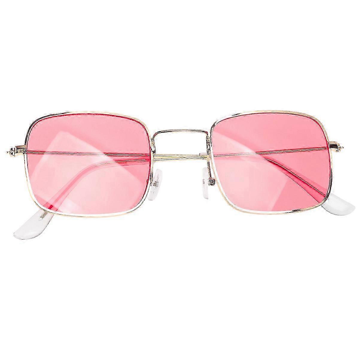 Creative Retro Square Frame Sunglasses for Wearing Beach Eyewear