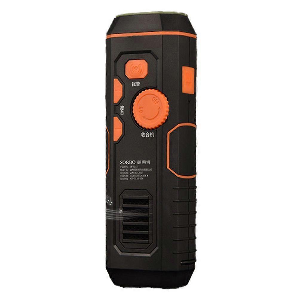 Multifunctional Hand Crank Flashlight Dynamo Powered Emergency LED Flashlight Rechargeable Outdoor Lighting