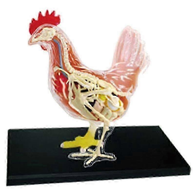 Red and White Chicken 4D Master Puzzle Assembling Toy