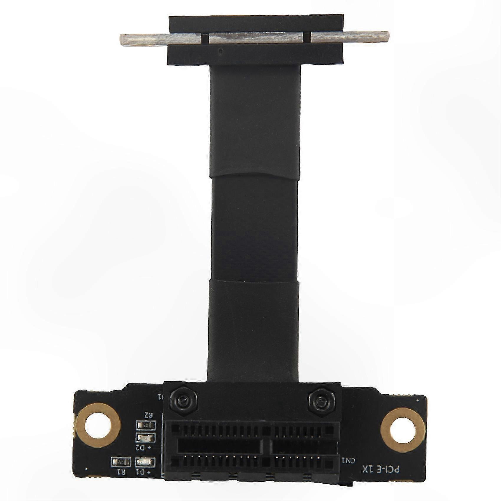 PCIe Riser Cable 3.0 Extension with Dual 90 Degree Right Angles, 8Gbps Data Transfer Speed