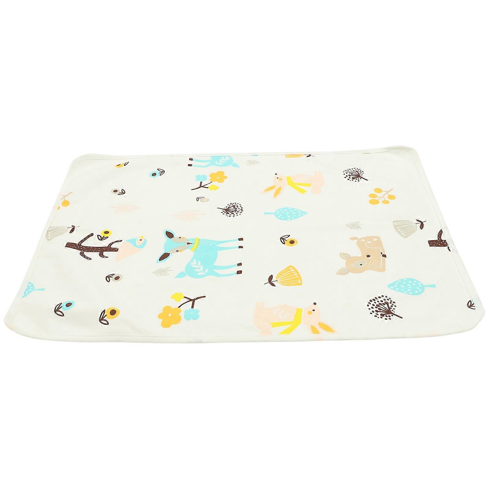 Changing Pad Cotton Reusable Diaper mat Waterproof Travel Friendly 1Set