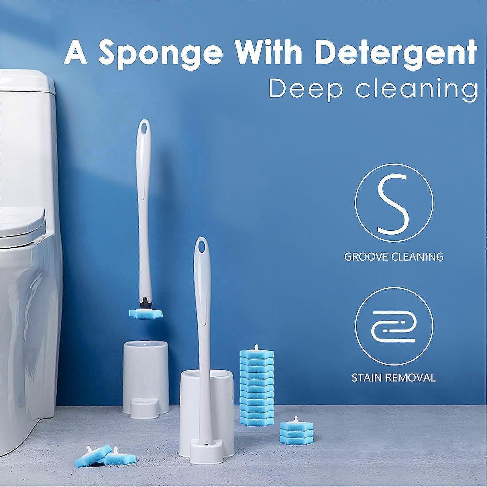 Disposable Toilet Flushable Refill Fresh Brush Flushable- 48 Refills