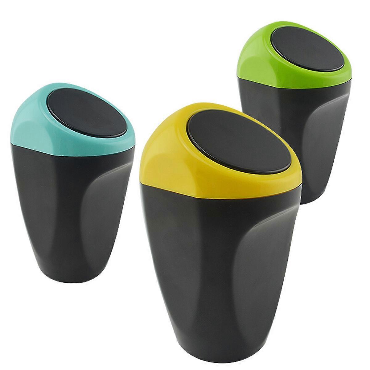 Trash Storage for Car Auto Garbage Can Mini in Yellow