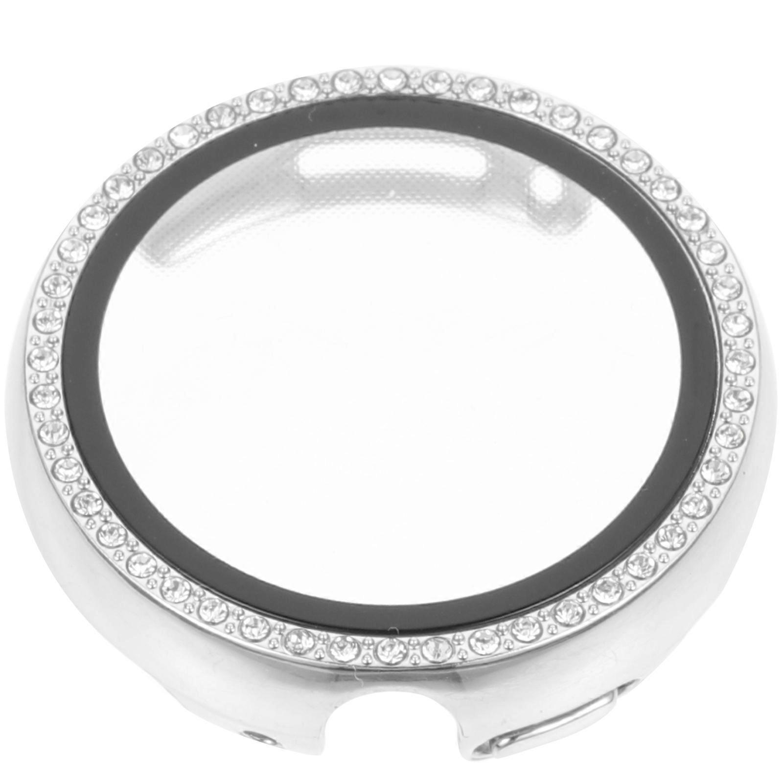 Watch Screen Protector Rhinestone Case for Silver