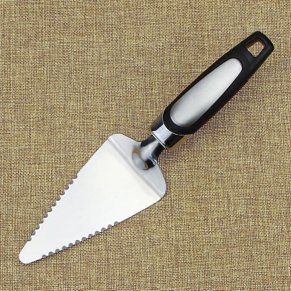 Stainless Steel Serrated Cake Server with PP Handle