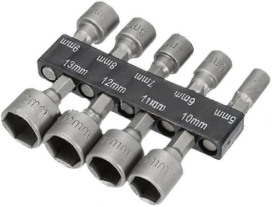 9-piece Socket Wrench Kit Socket Set Hex Deep Socket Set Socket Set Socket And Bit Set Socket Adapter For Ratchet Socket Driver Parts