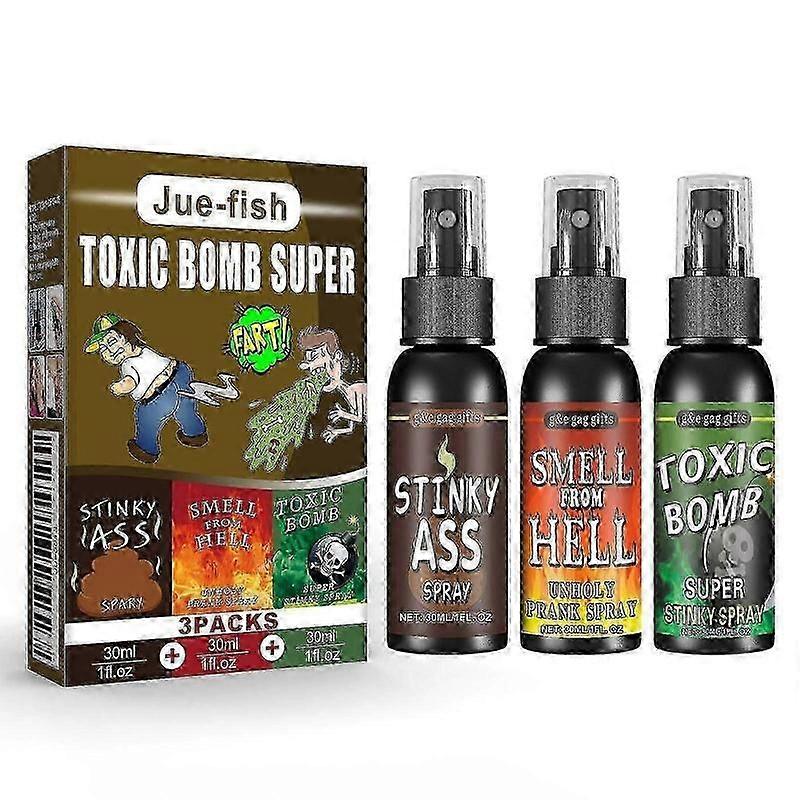 Grappige scheet-grapspray met langdurig effect