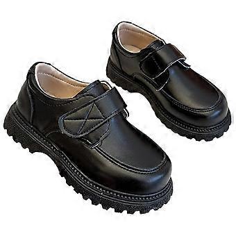 Scarpe scolastiche per bambini, mocassini Oxford per uniformi scolastiche, scarpe eleganti nere per bambine, 5-5,5 anni