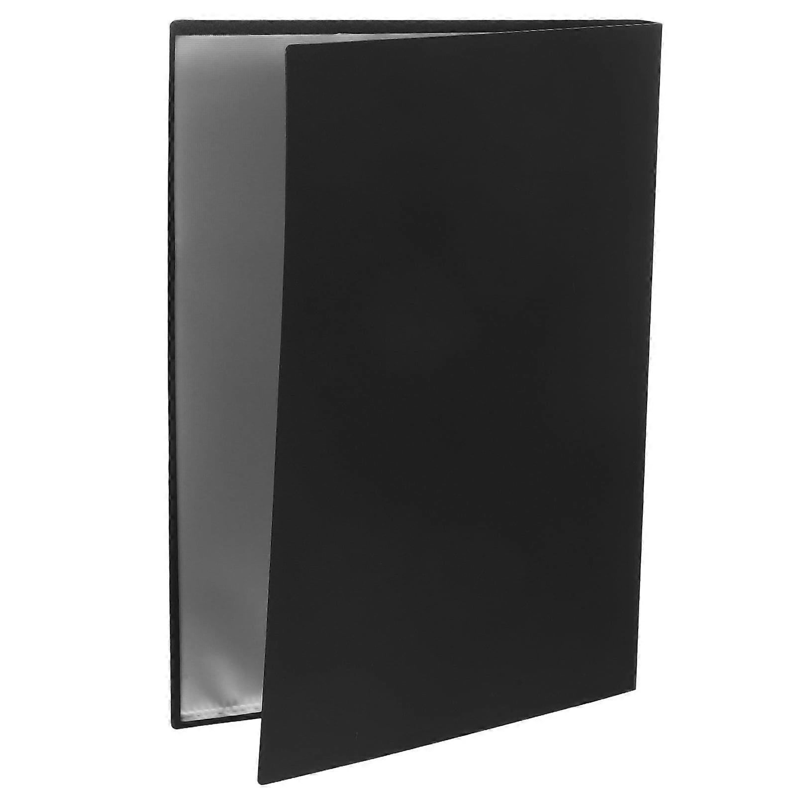 Score Folder Portfolio Binder Black PP 1Pack School Use Document Organization
