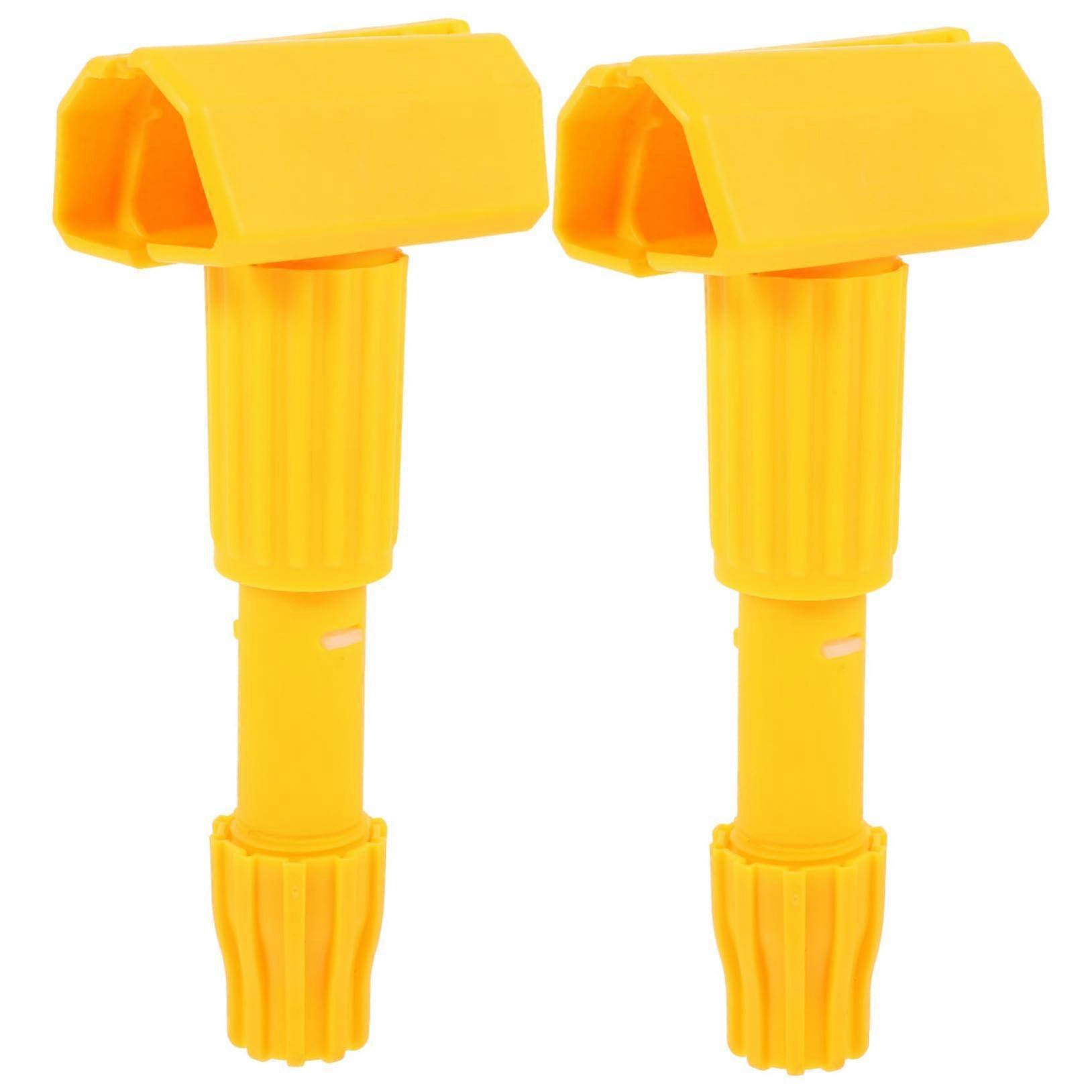 2Pcs Mop Head Replacement Clips for Detachable Mop Clamp, Quick Clip Grip, Easy Snap Installation