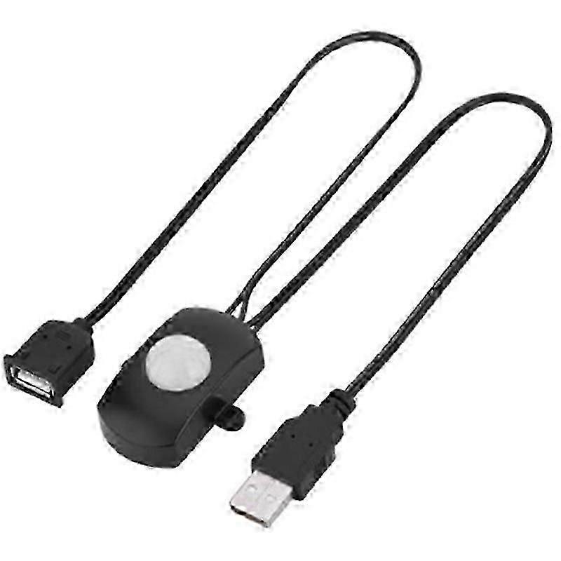 5A DC5-24V Mini USB PIR Infrared Motion Sensor Detector Switch(Black)