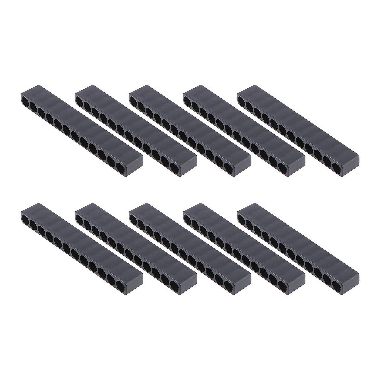 10Pc 12 Holes Hex Plastic Screwdriver Bits Storage Deck Screwdriver Storage Case