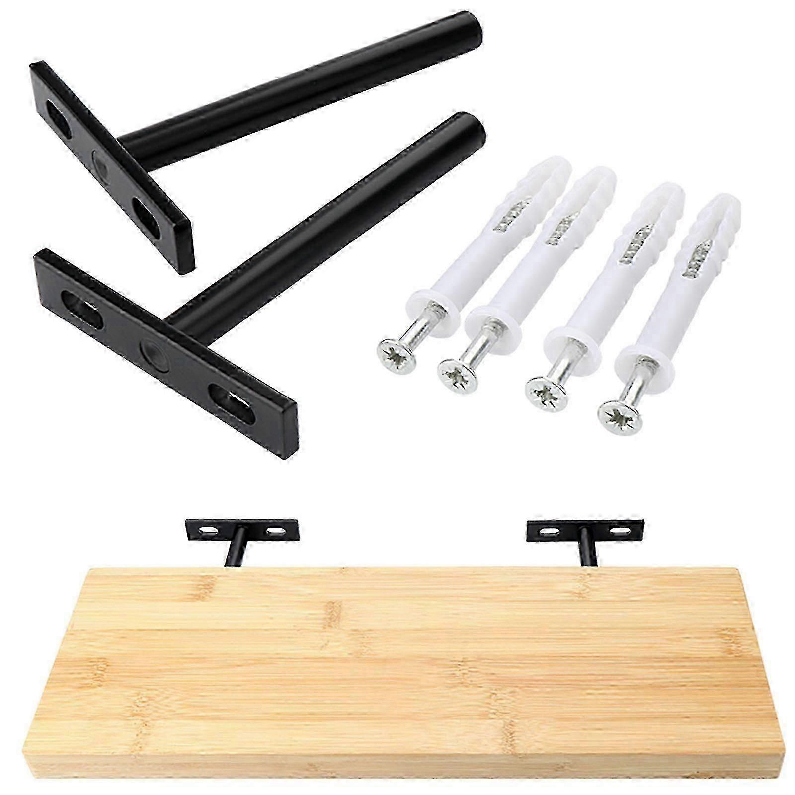 Concealed Floating Shelf Supports Invisible Wall Mounted Folding Table Shelf Brackets compatible Home decors & Space Optimization