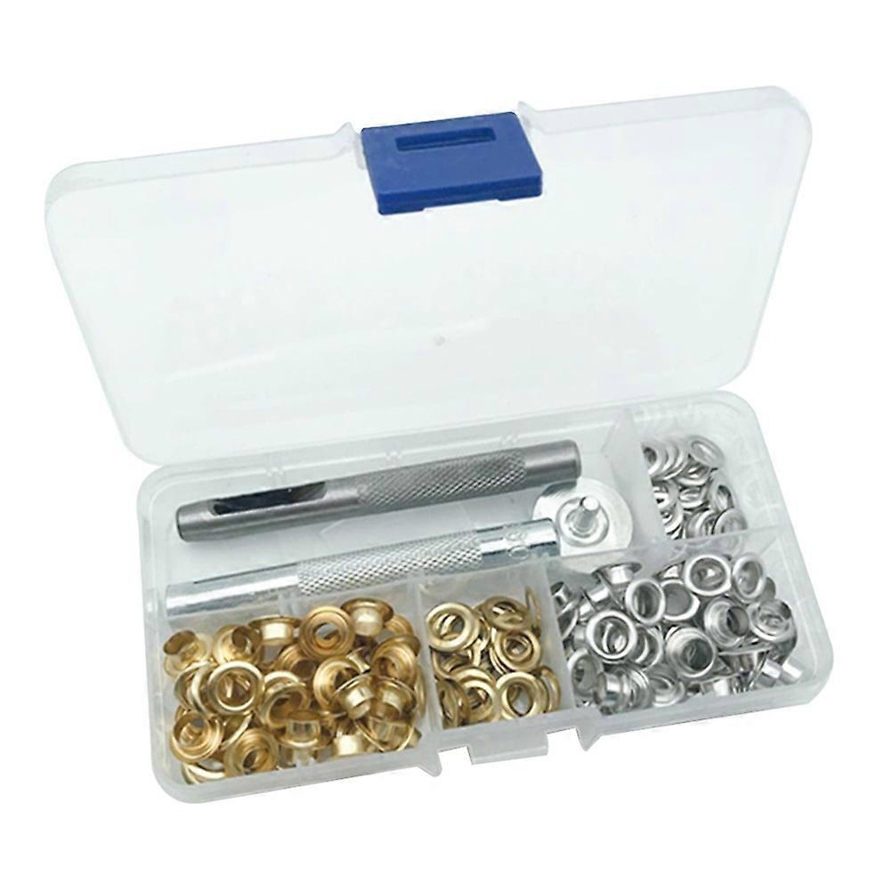 Button Fastener Multi Metal Eyelet Button Set for Shoes 200Pcs