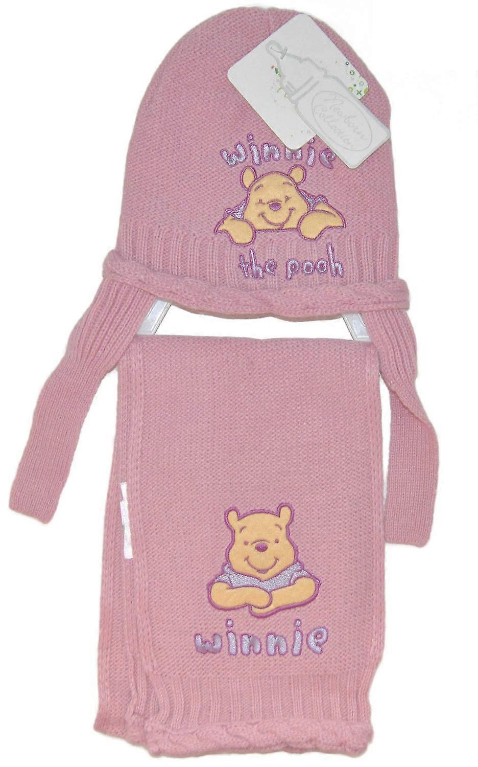 Winnie Puuh Mütze + Schal 46 cm