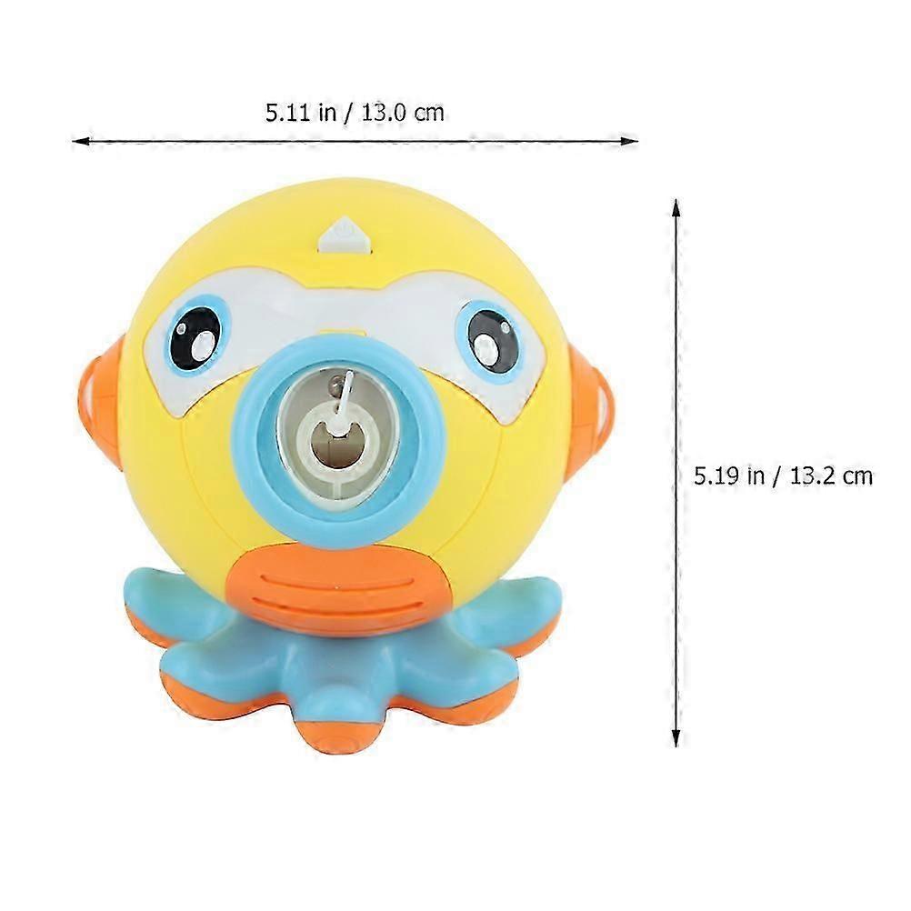 Cartoon Musical Bubble Machine, Light Effect, For Children, 1 Set