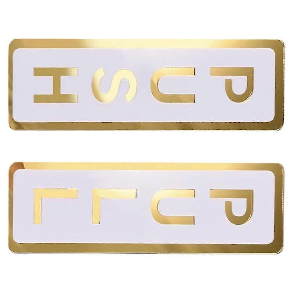 Door Pull Push Sign Acrylic for Store Indication 6Pcs Set