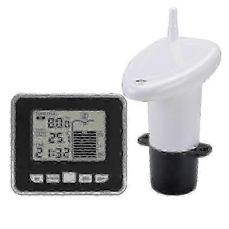 Temperature gauge compatible with cistern - Digital wireless water level sensor