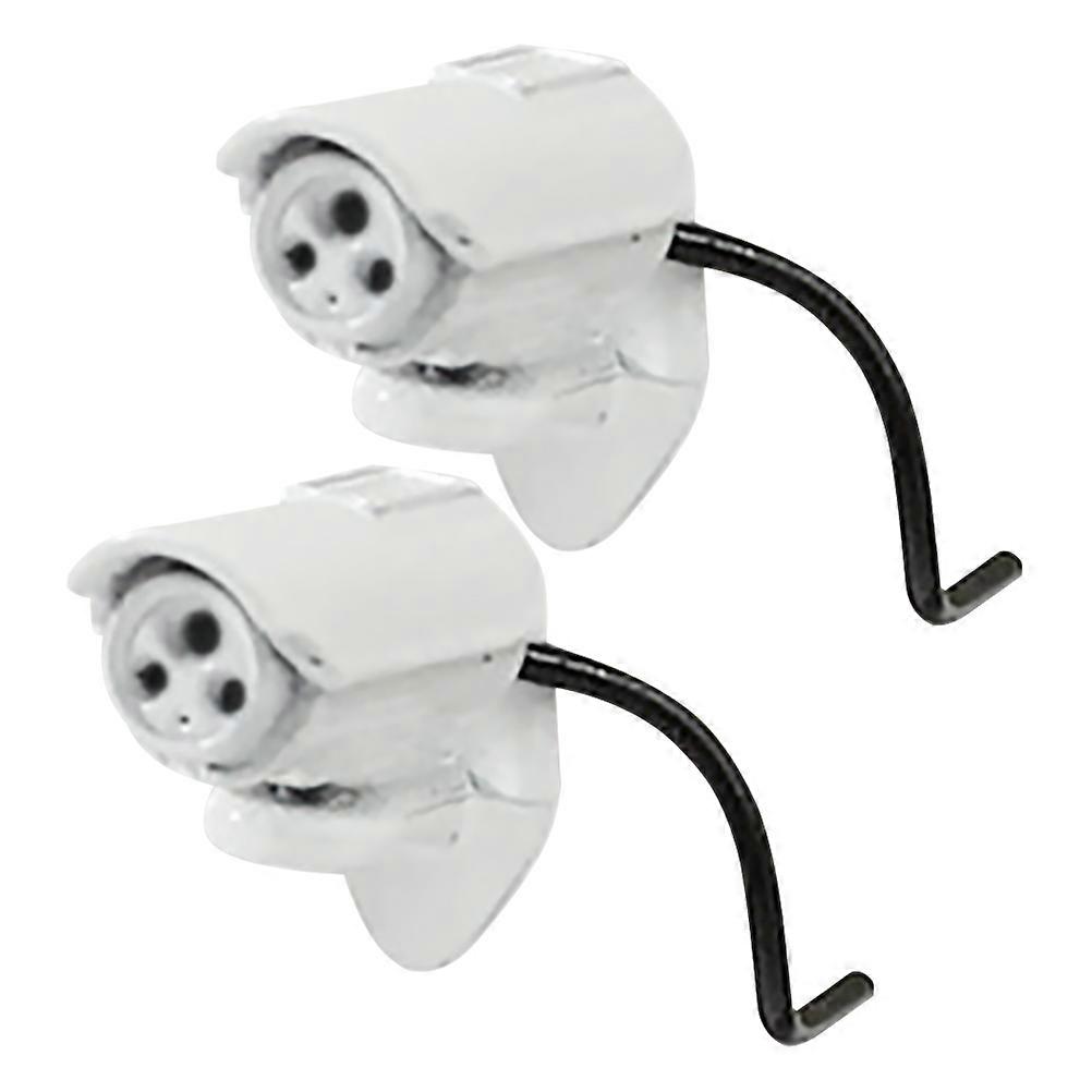 Dollhouse Mini Camera for Decor 2Pcs Alloy Security Camera Accessory