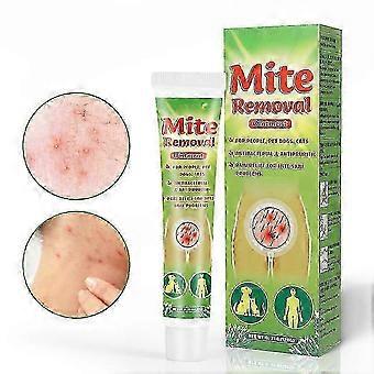 Effectieve mijtbestrijdende crème met natuurlijke kruidenformule voor lichaamsverzorging, biedt langdurige bescherming tegen mijten voor de gevoelige huid.