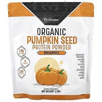 Probase Nutrition, Protéines en poudre de graines de citrouille biologiques, sans saveur, 1 lb