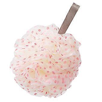 Bath Ball Shower Loofah for Exfoliating Skin Cleaning Durable Pink
