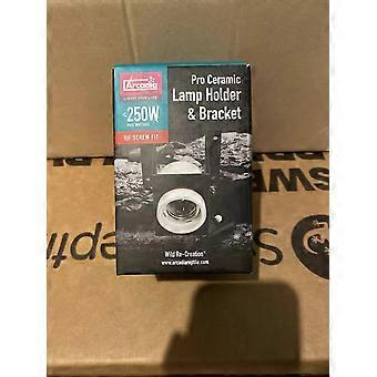 Pro Ceramic Lamp Holder Bracket for Reptiles, 250W E27 Max