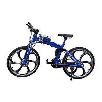 Mini Alloy Racing Bicycle Toy, Mountain Bike Style, Realistic Pedal Action, Desk Decor for Kids