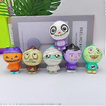 Assorted Halloween Figure Squishy Toy, Slow Rising Squeeze Fidget Toy For Stress Relief Holiday Party Decor,Shipped In Random Styles