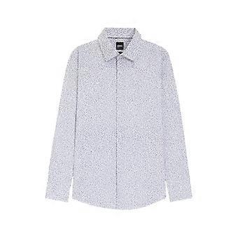 Boss Mens Micro-Dot Regular Long-Sleeved Shirt