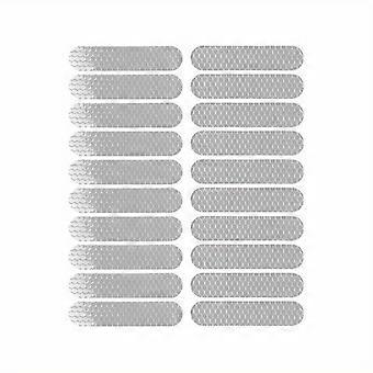Reflective Stickers for Electric Scooters, Night Safety Warning Decals, 20 Pcs Oval Honeycomb Reflective Stickers for Enhancing Visibility